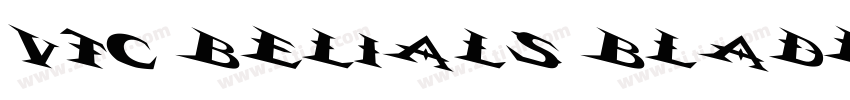 VTC Belials BladeIta字体转换